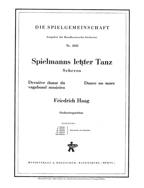 Spielmanns letzter Tanz